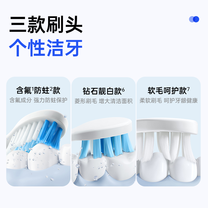 m-teeth萌牙家官方旗舰星耀声波电动牙刷软毛男女士情侣-图3