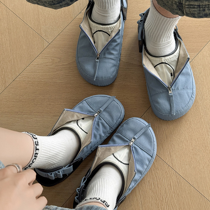 沙滩鞋男女轻便一脚蹬懒人包头半拖鞋通勤凉鞋防水勃肯鞋两用拖鞋,淘宝优惠券,粉丝福利购,淘宝优惠卷