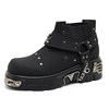 Subculture Martin boots men's thick-soled heightening short boots cos personality punk style work boots high-end Chelsea boots