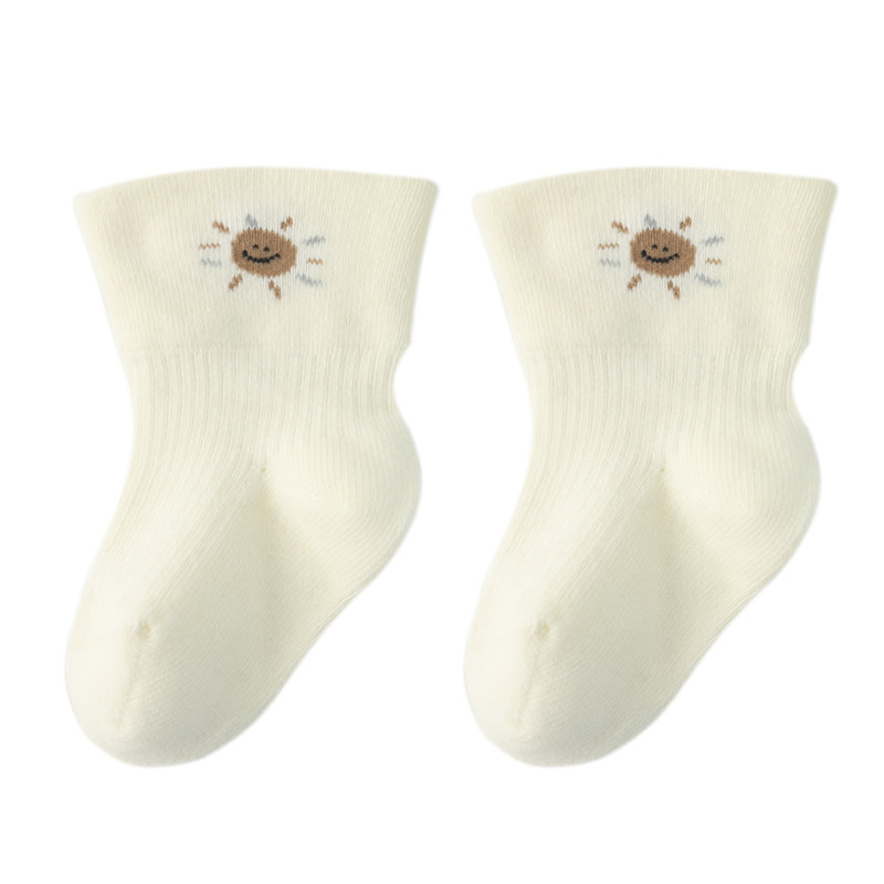 初生婴儿袜子春秋季宝宝松口不勒腿无骨中筒袜男女儿童卡通短袜潮,淘宝优惠券,粉丝福利购,淘宝优惠卷