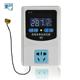 LCD three-display digital thermostat, breeding high-precision temperature controller, fish tank temperature control switch socket special price