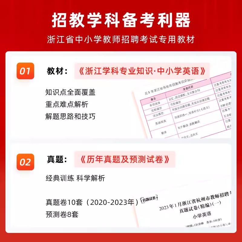 山香2024年浙江省教师招聘考试用书中小学英语学科专业知识历年真题解析及押题试卷教材配套题库中学小学英语教师招聘考编用书 - 图1