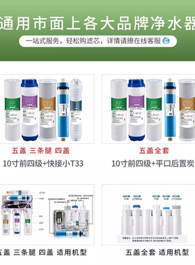 金依顿适用浪木净水器滤芯RO50/50S/50D/185A/185S/50E智纯-7S/50