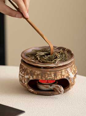 素心烘烤炉 家用陶瓷熏香炉雪松圣木薰衣草扩香炉蜡烛加热烤茶炉