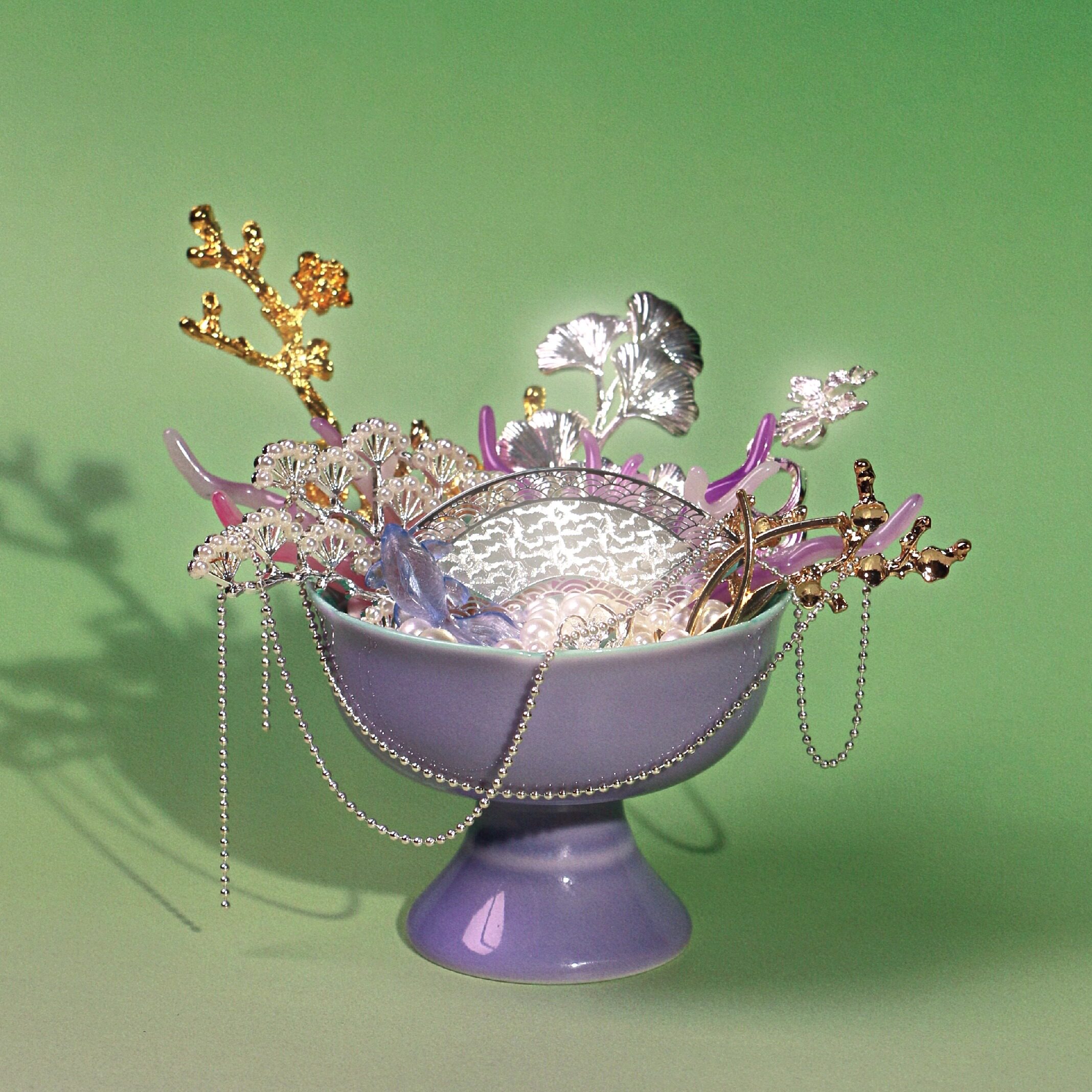 璞楼蓬莱玉枝摆件礼盒新中式客厅聚宝盆生日乔迁新婚家居礼物,淘宝优惠券,粉丝福利购,淘宝优惠卷