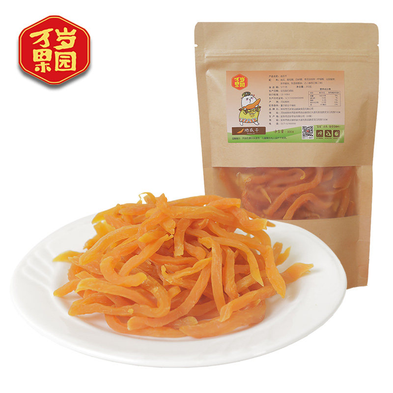 万岁果园红心农家自制山芋红薯条 万岁果园食品薯类制品