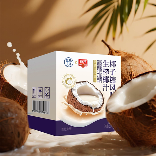 盒马X春光 椰子糖风味生榨椰汁 750ml*6瓶 - 图0