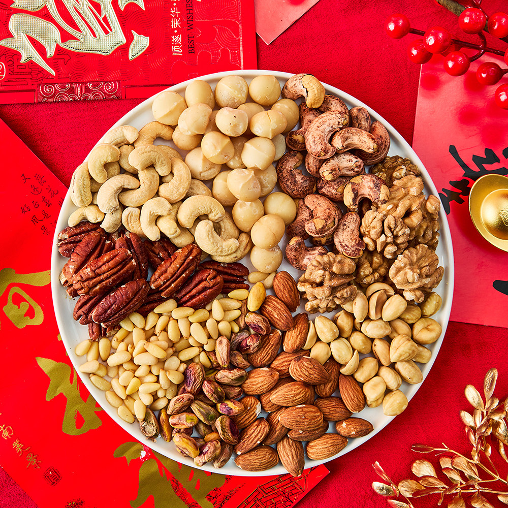 盒马 春鞍载果 纯果仁坚果礼盒 1.3kg12罐坚果果仁炒货礼盒送礼,淘宝优惠券,粉丝福利购,淘宝优惠卷