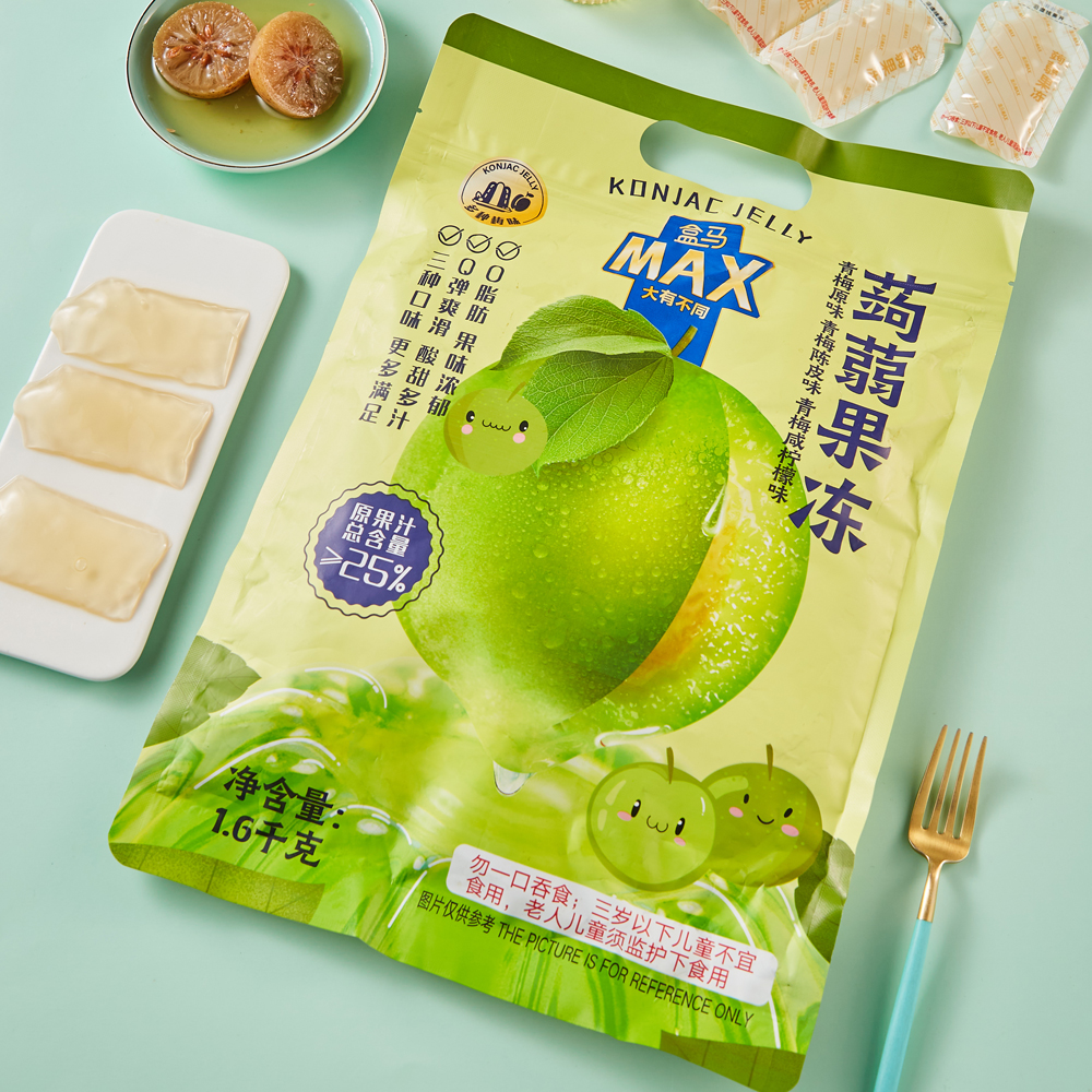 盒马MAX 蒟蒻果冻(青梅原味+青梅陈皮味+青梅咸柠檬味) 1.6kg - 图2