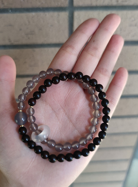 新中式小叶紫檀双圈手串