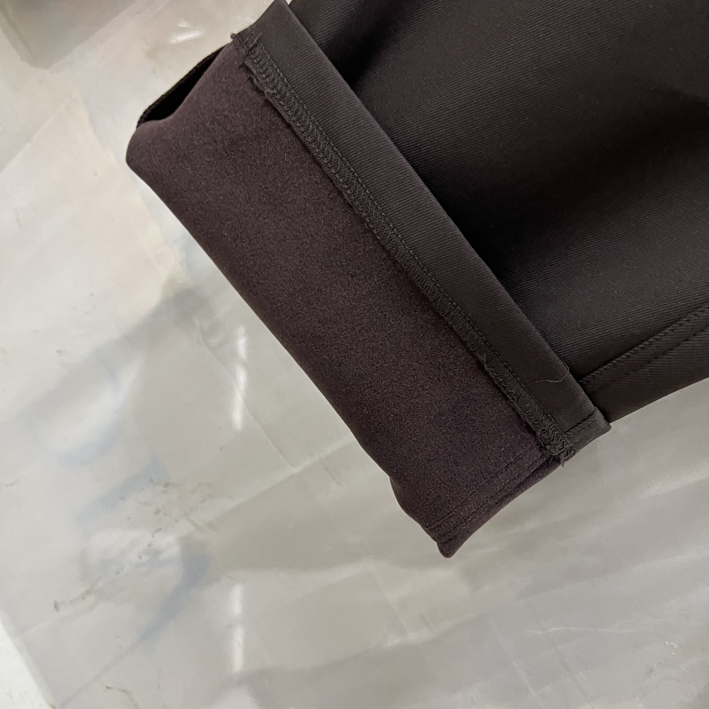 卓YDK-96D082商场专卖2025冬时尚新品女裤高腰显瘦加绒保暖长裤子 - 图0