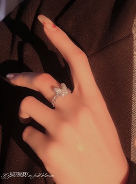 丽银爆款日韩时尚微镶锆蝴蝶耳环