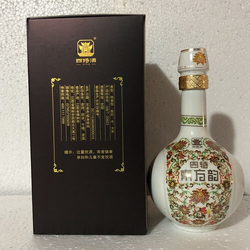 【促销】 四特酒弘韵52度四特酒东方韵弘韵500mL*1/2瓶特香型包邮 - 图0