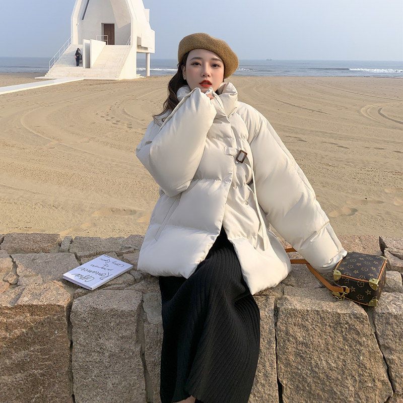 冬季时尚女短款韩版羽绒棉服棉袄面包服外套