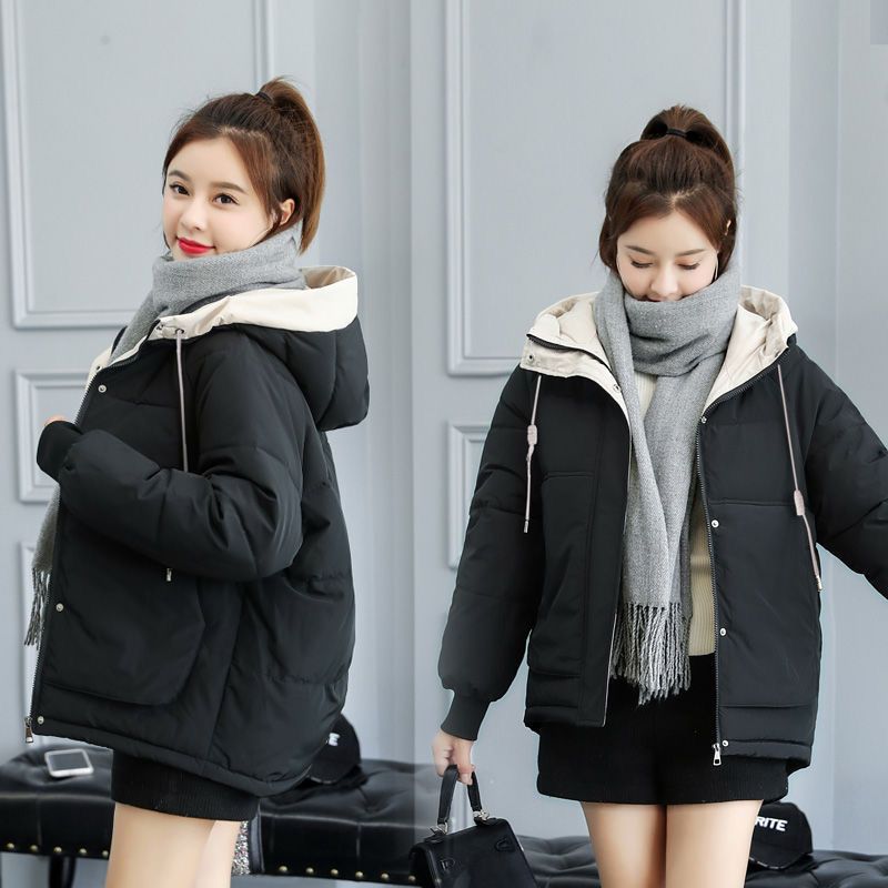 反季清仓大码棉服女短款ins面包服加厚棉袄