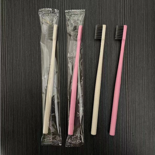 Одноразовая зубная щетка для отеля, зубная паста, индивидуальный комплект, 2 в 1, делается под заказ