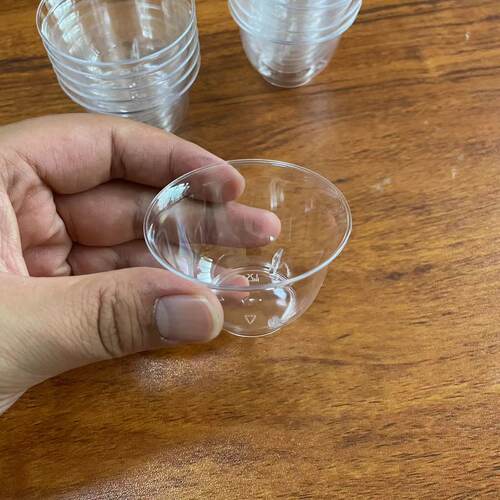 开普特wh-2658 茗茶水晶杯60ml一次性塑料杯40只/包 食品级ps透明 - 图2