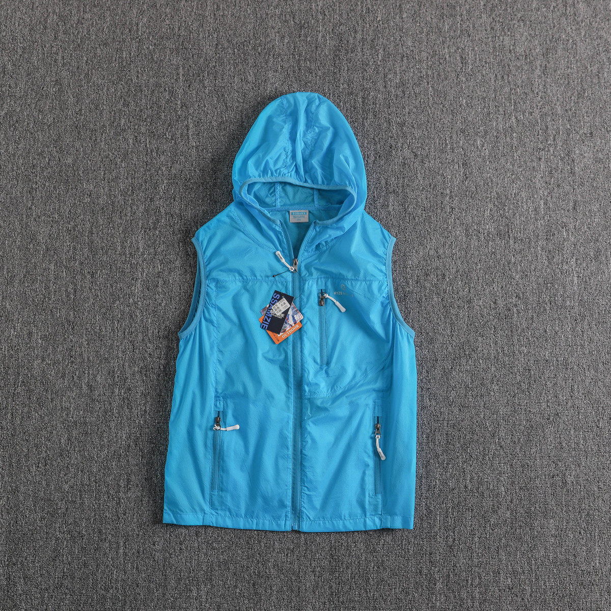 夏季连帽速干马甲女士户外跑步登山运动马夹单层防晒无袖开衫背心,淘宝优惠券,粉丝福利购,淘宝优惠卷