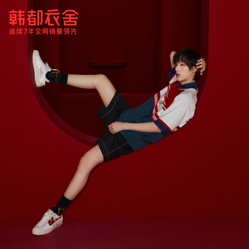 【明星同款】韩都衣舍x时代韩版t恤 韩都衣舍T恤