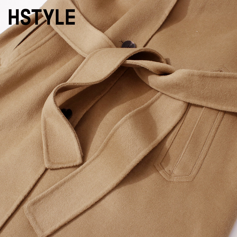  韩都衣舍毛呢外套