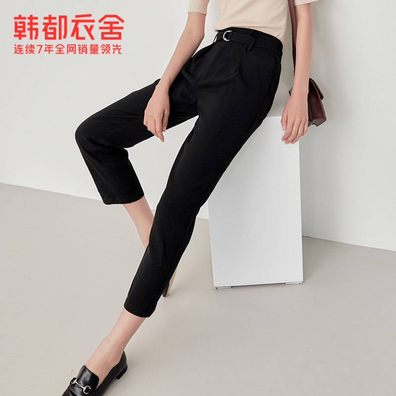 韩都衣舍2020秋装新款宽松禧休闲裤 韩都衣舍休闲裤