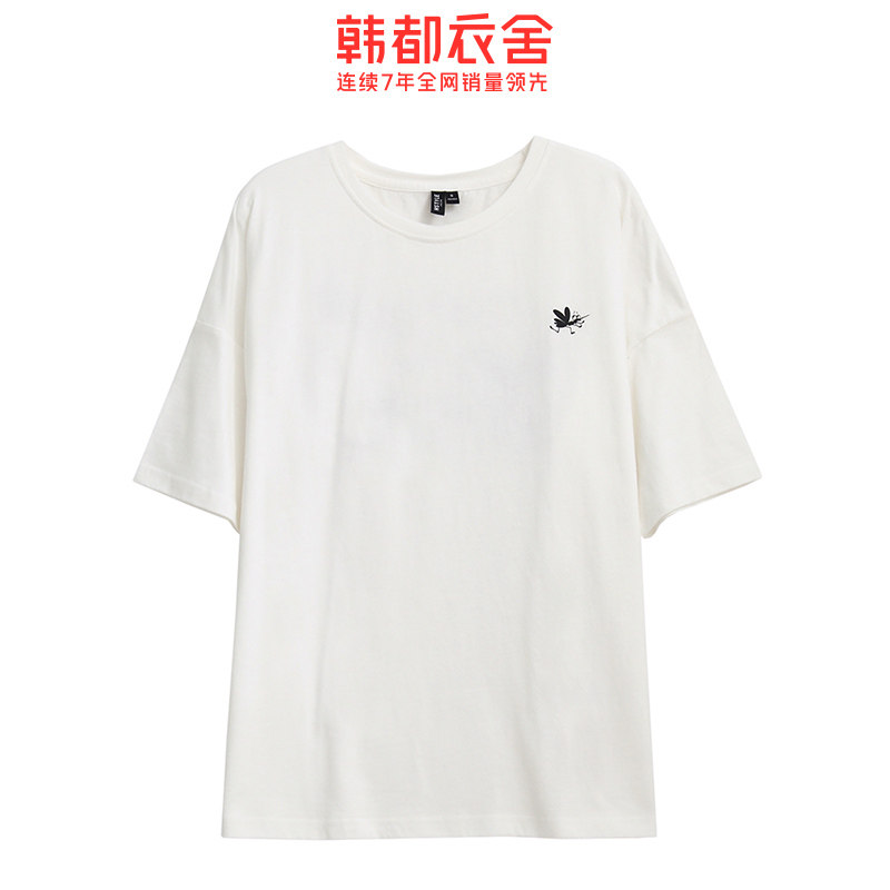 韩都衣舍旗舰店2020新款印花女t恤 韩都衣舍锦鑫通达T恤