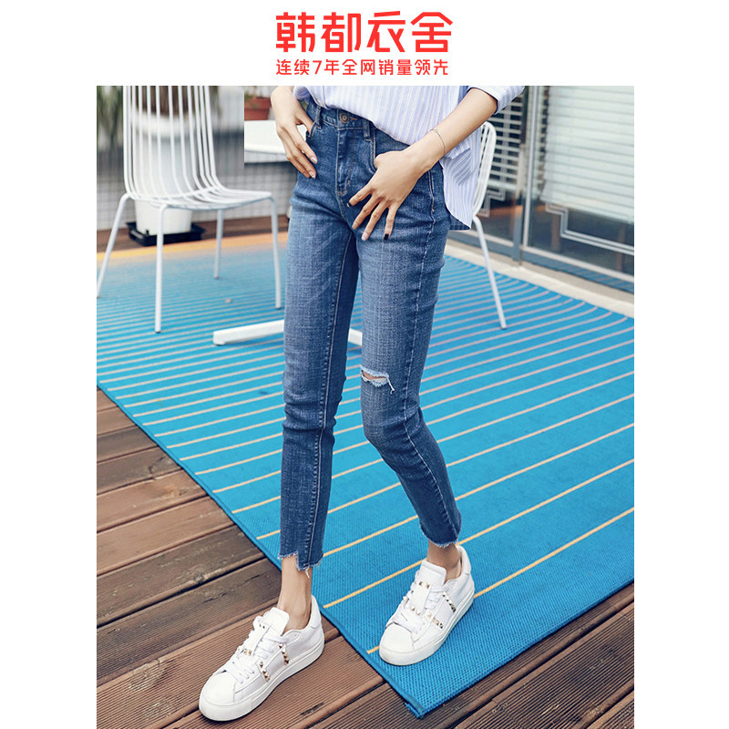  韩都衣舍锦鑫通达牛仔裤