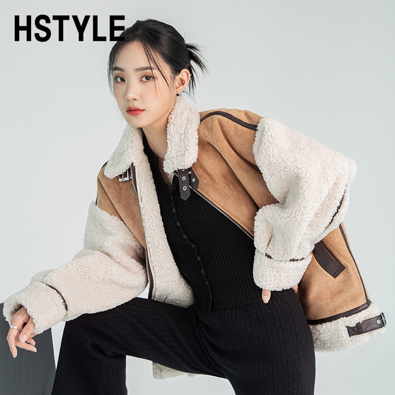 韩都衣舍2022秋冬女装宽松保暖棉服 韩都衣舍棉衣/棉服