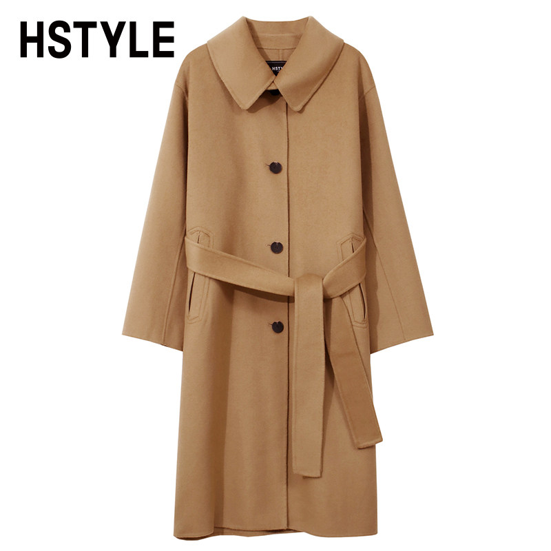  韩都衣舍毛呢外套