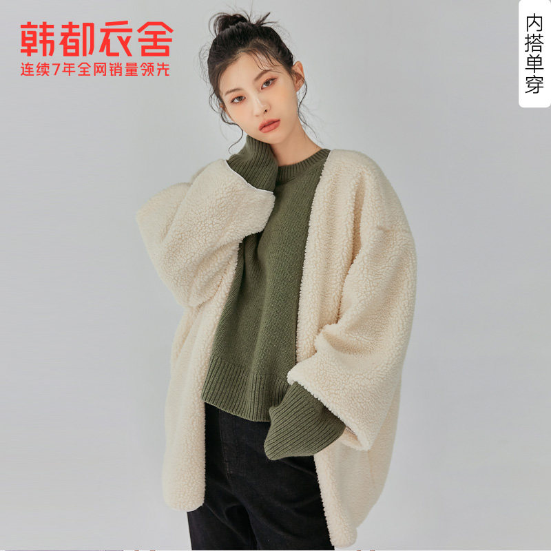 韩都衣舍派克服2021新款宽松潮棉服 韩都衣舍棉衣/棉服