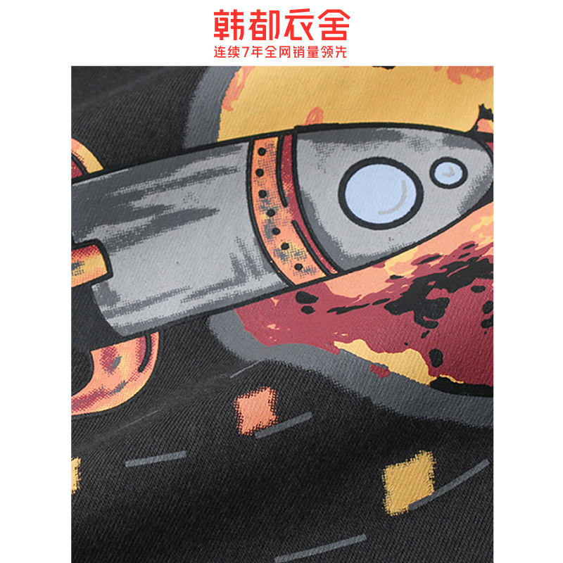 韩都衣舍短袖2020夏装新款女装宽松 韩都衣舍锦鑫通达T恤