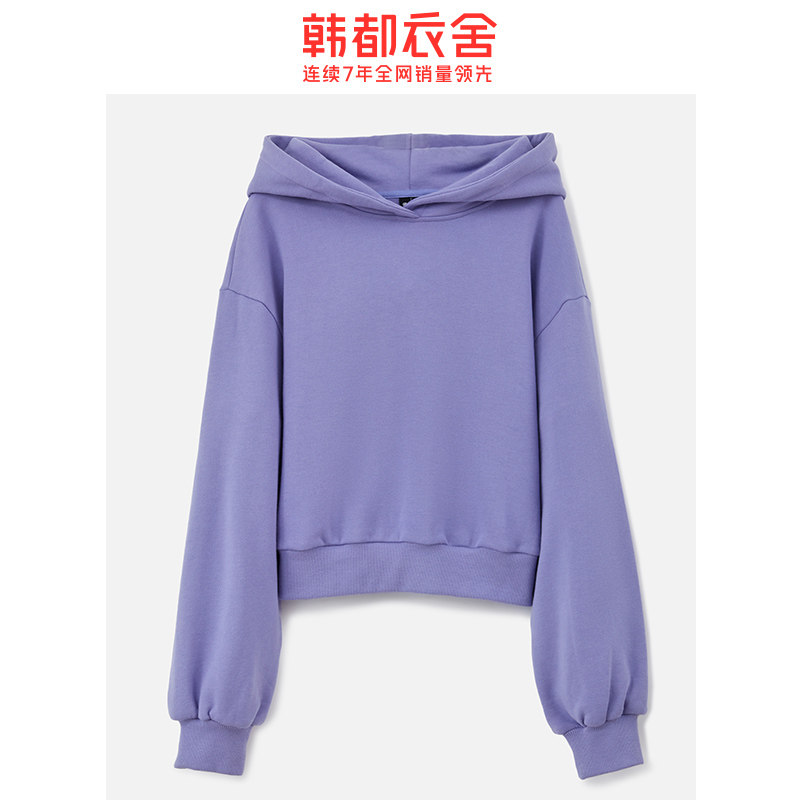 韩都衣舍2020秋季新款韩版盐系卫衣 韩都衣舍卫衣/绒衫