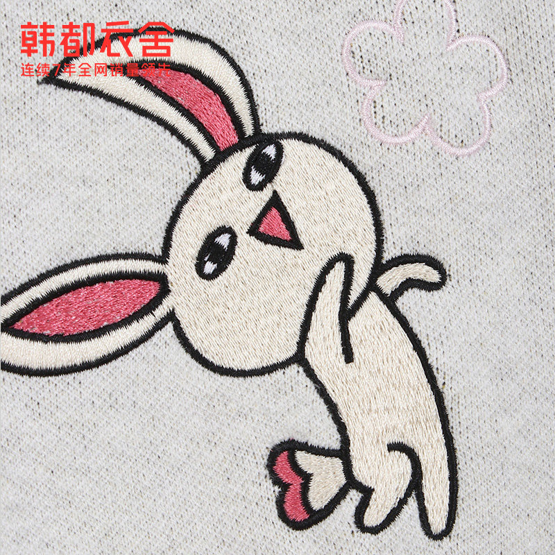 【妙汉联名款】韩都衣舍原创设计毛衣 韩都衣舍毛衣