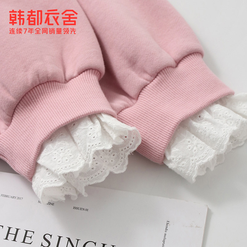 韩都衣舍2020冬装新款韩版chic卫衣 韩都衣舍卫衣/绒衫