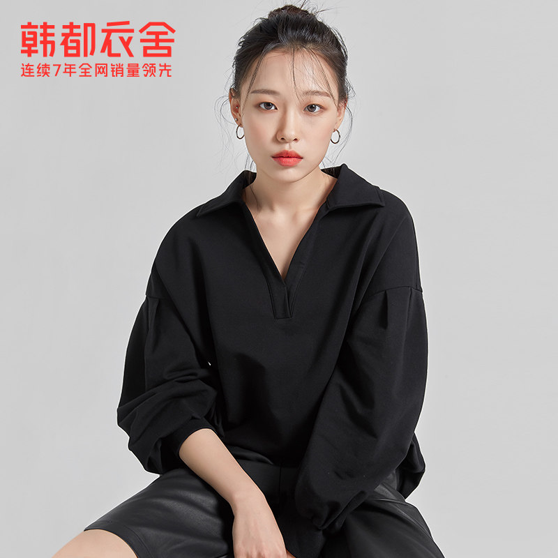 韩都衣舍2020秋装新款韩版长袖卫衣 韩都衣舍卫衣/绒衫