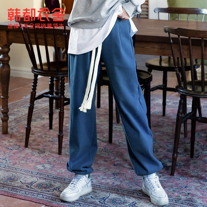 韩都衣舍天猫店运动春装新休闲裤 韩都衣舍锦鑫通达休闲裤