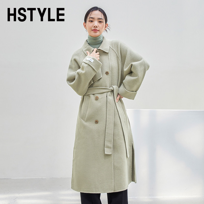  韩都衣舍毛呢外套