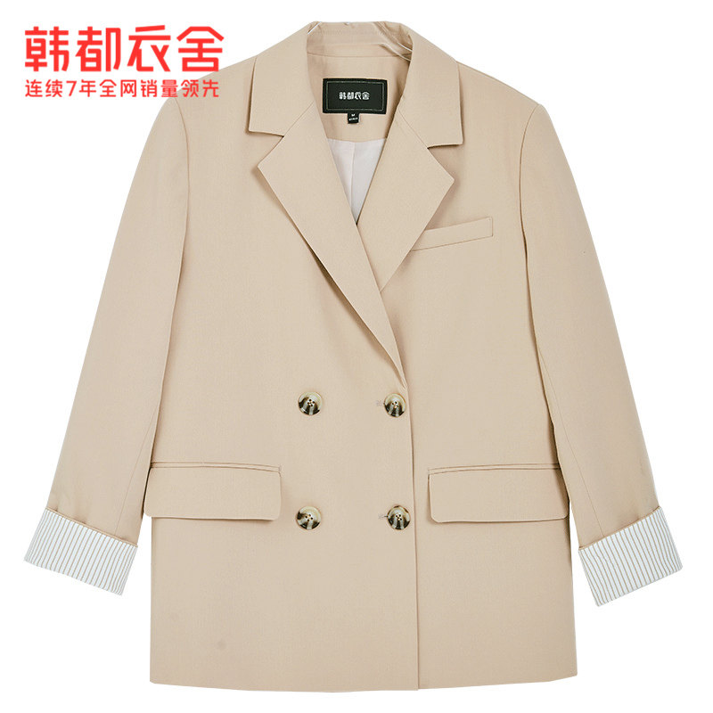 韩都衣舍2020秋季网红爆款休闲西服 韩都衣舍嗒嗒西装