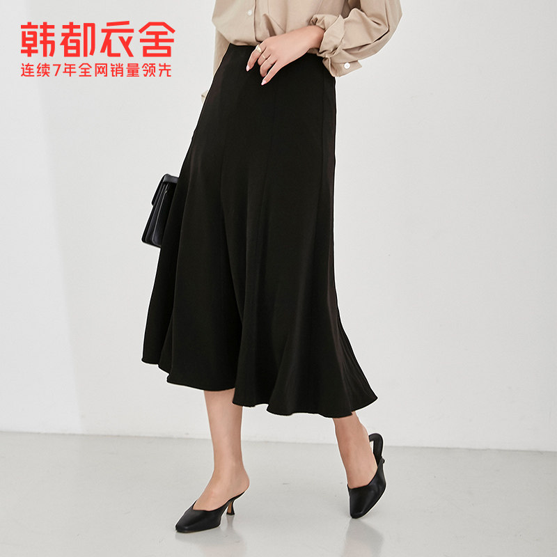 韩都衣舍2020秋装新款高腰秋半身裙 韩都衣舍半身裙
