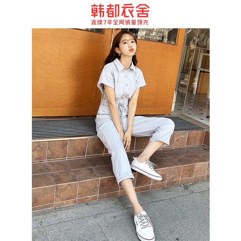  韩都衣舍秀衣莲休闲裤