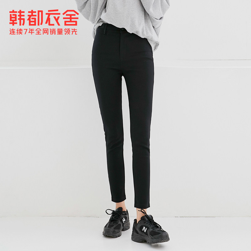 韩都衣舍旗舰店2020秋季新款打底裤 韩都衣舍雨薇打底裤
