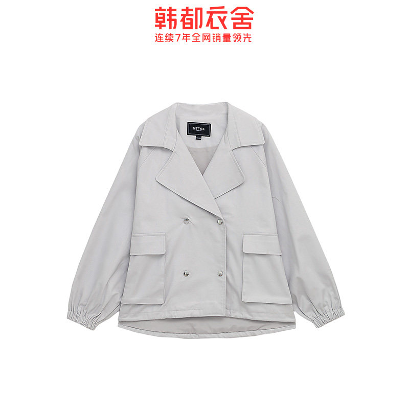 韩都衣舍2020春秋新款韩版学生宽松 韩都衣舍嗒嗒短外套