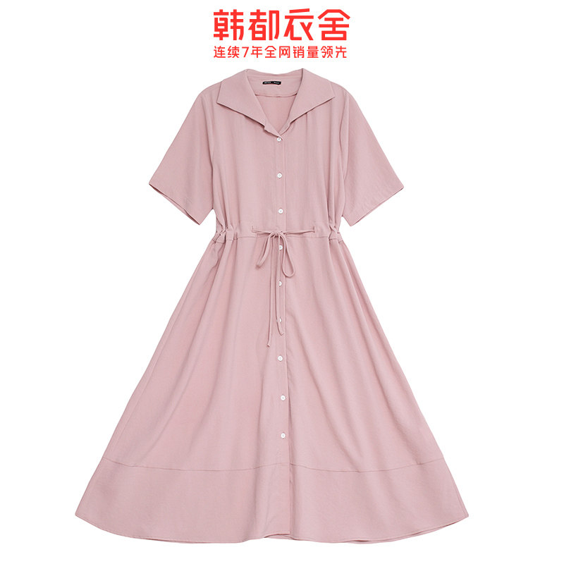  韩都衣舍柔朵连衣裙