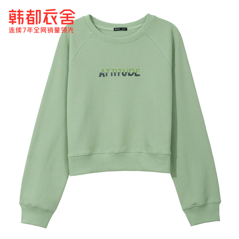 韩都衣舍2020秋装新款宽松韩版卫衣 韩都衣舍卫衣/绒衫