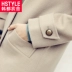 Nhà quần áo Handu 2019 xuân mới dành cho nữ phiên bản Hàn Quốc của cổ áo phù hợp với áo khoác len hai mặt NH9924 0904 - Áo len lót đôi áo khoác đẹp Áo len lót đôi