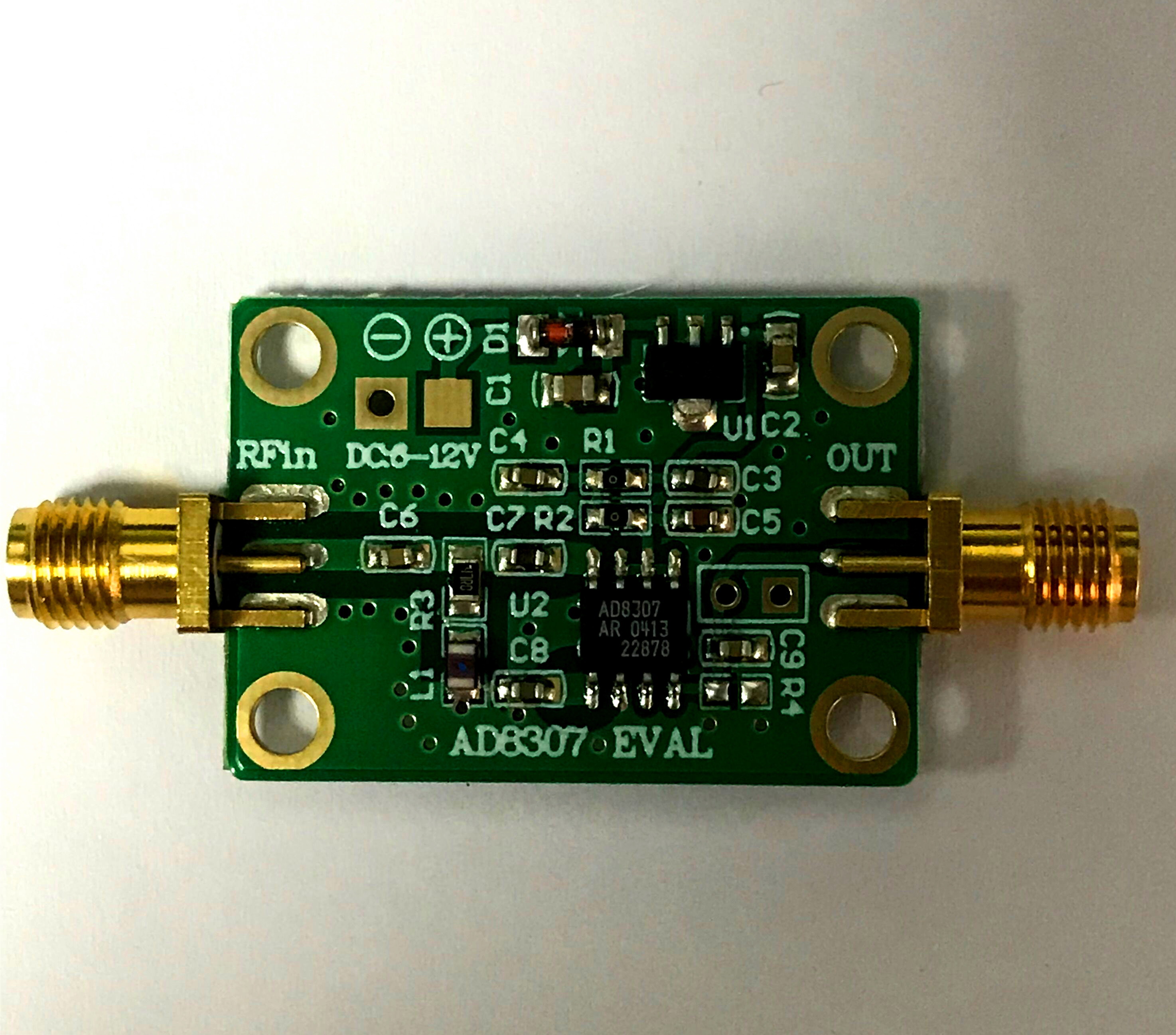 0.1-600M -75~+15dBm 功率表 对数检测　AD8307模块 - 图0