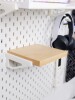 Suitable for IKEA SKADIS IKEA hole board accessories Large platform flat bracket containing beech wood board