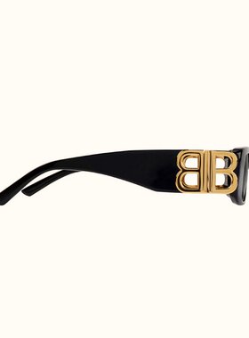 BALENCIAGA BB0096S-001墨镜巴黎世家墨镜女BB标识时尚太阳眼镜男