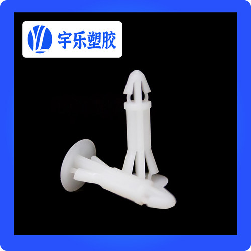 RC-3~12尼龙平底隔离柱 铆钉 塑料隔离柱 帽钉 间隔柱 - 图1