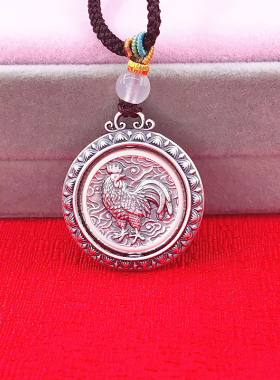 999纯银十二生肖本命佛吊坠